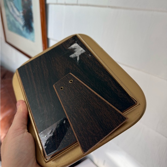 5 x 7 vintage enamel handcrafted in the USA Yellow Floral Picture Frame - Picture 9 of 9